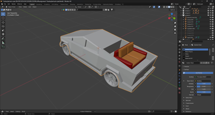 Cybertruck in Blender 3D